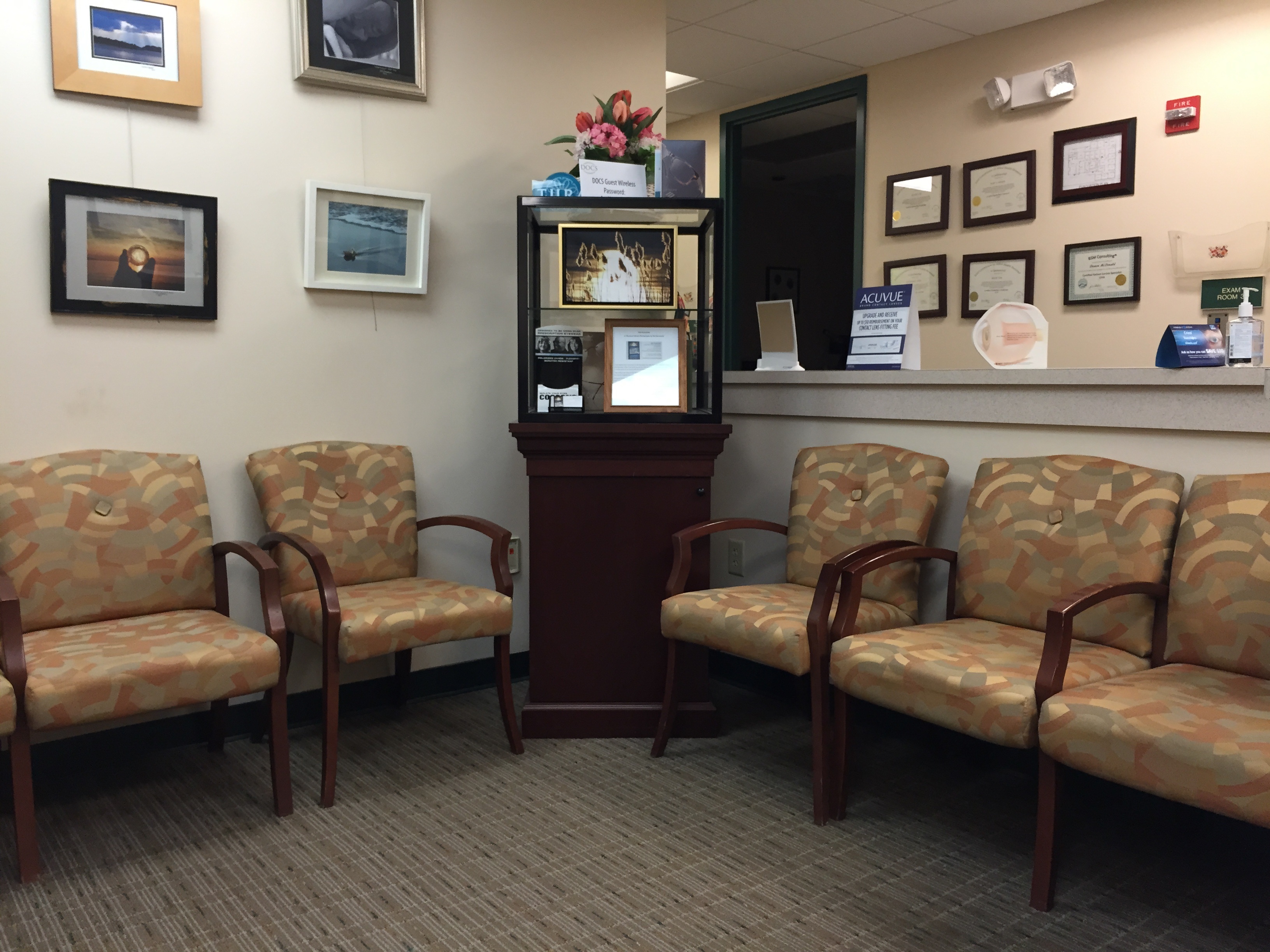 Dilation Chairs in Sub Waiting Area